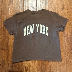 Brandy Melville Chocolate Graphic Tee